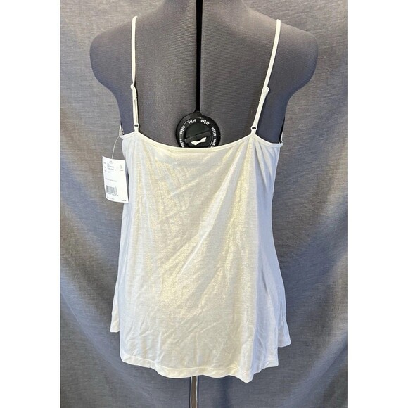 AXCESS LIZ CLAIBORNE Spaghetti Strap Soft White Cami Top Women's Size Large NWT - Picture 5 of 9